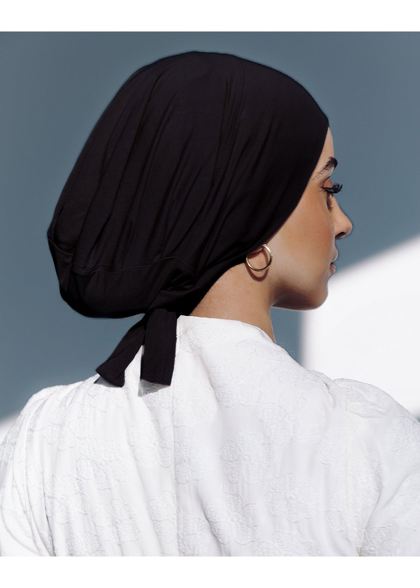 Bamboo Tie-Back Undercap - Obsidian