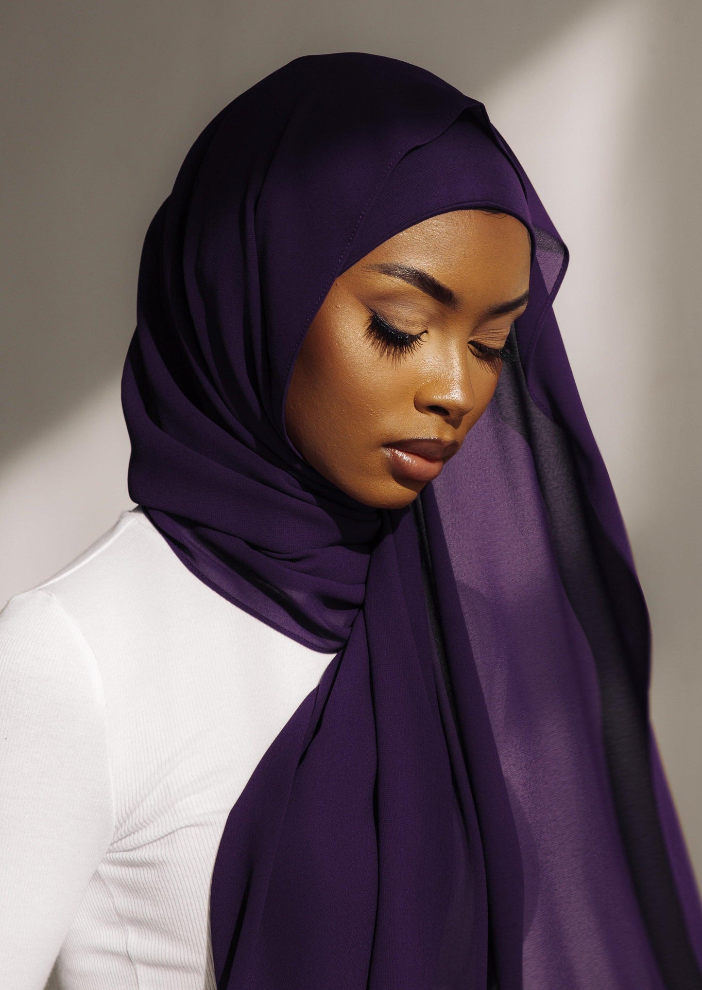 Matching Hijab & Undercap Set - Berry