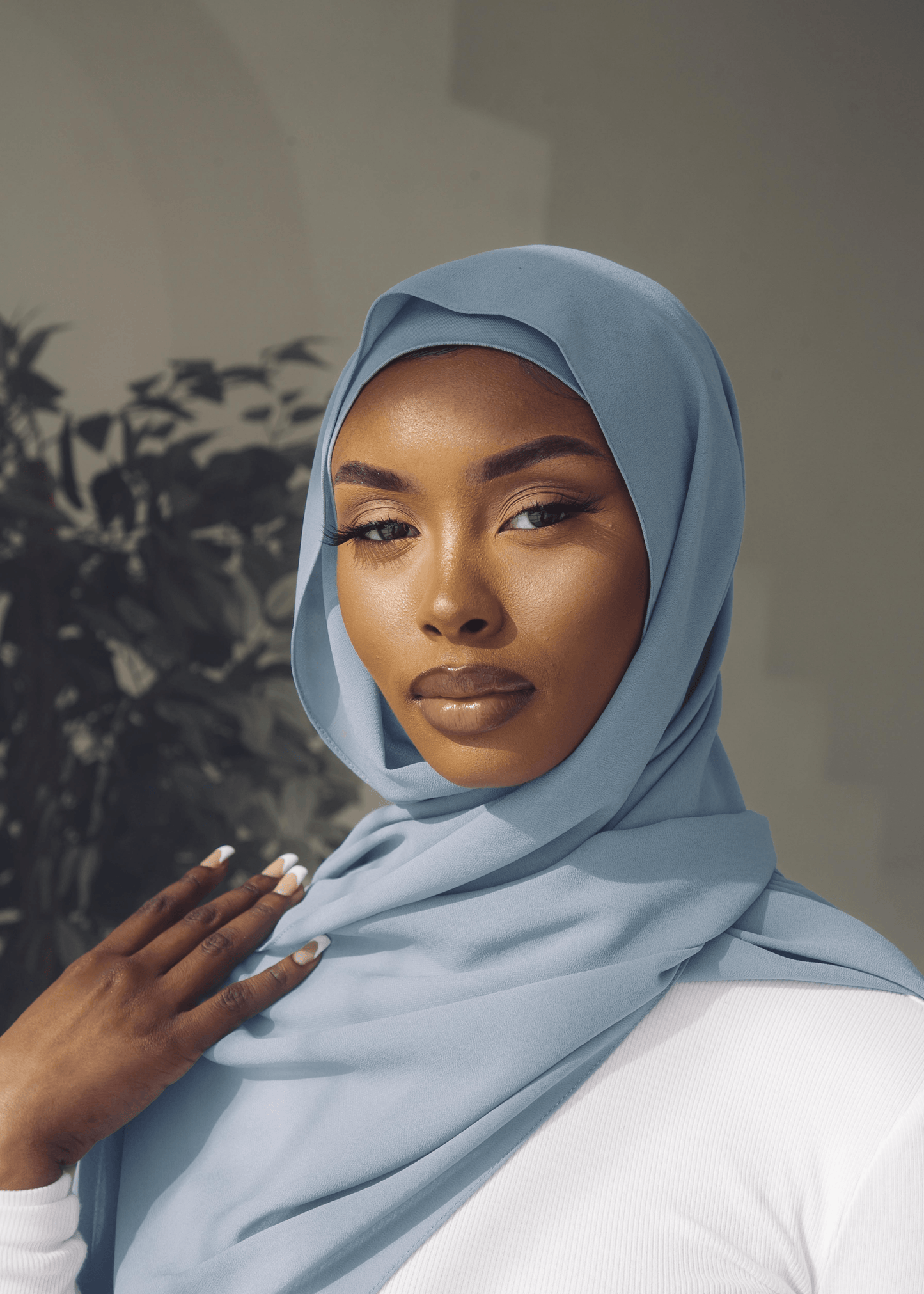 Matching Hijab & Undercap Set - Cerulean