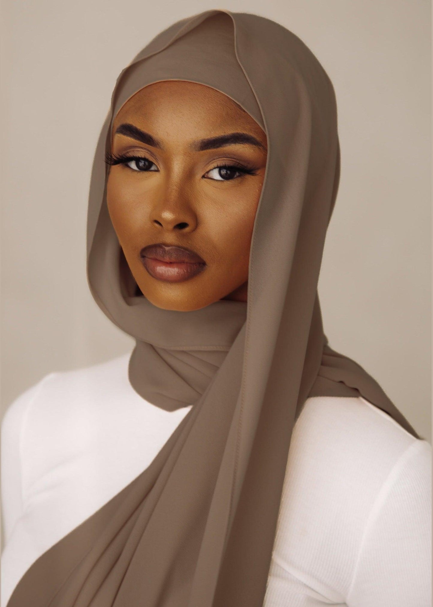 Matching Hijab & Undercap Set - Chestnut