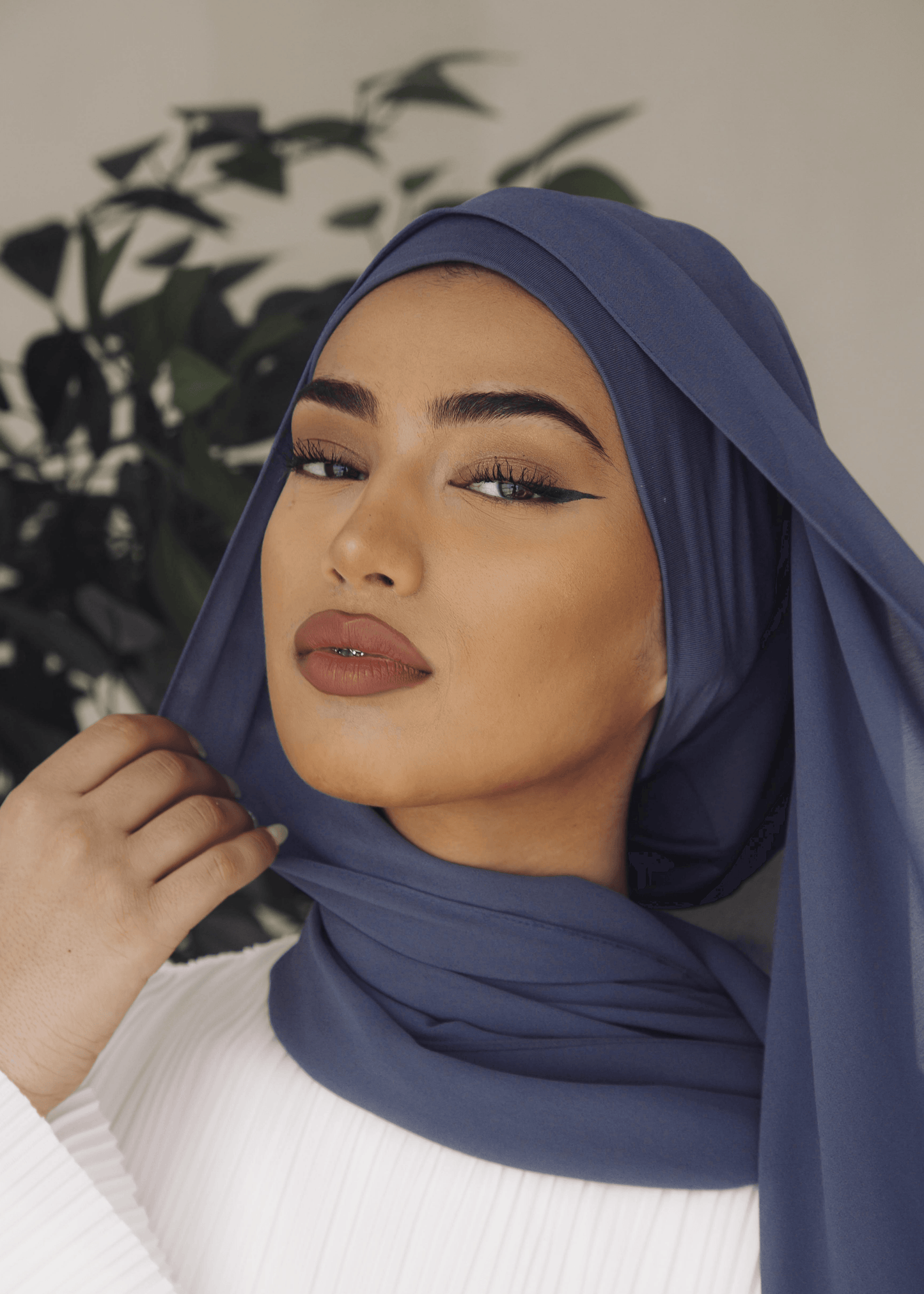 Matching Hijab & Undercap Set - Midnight