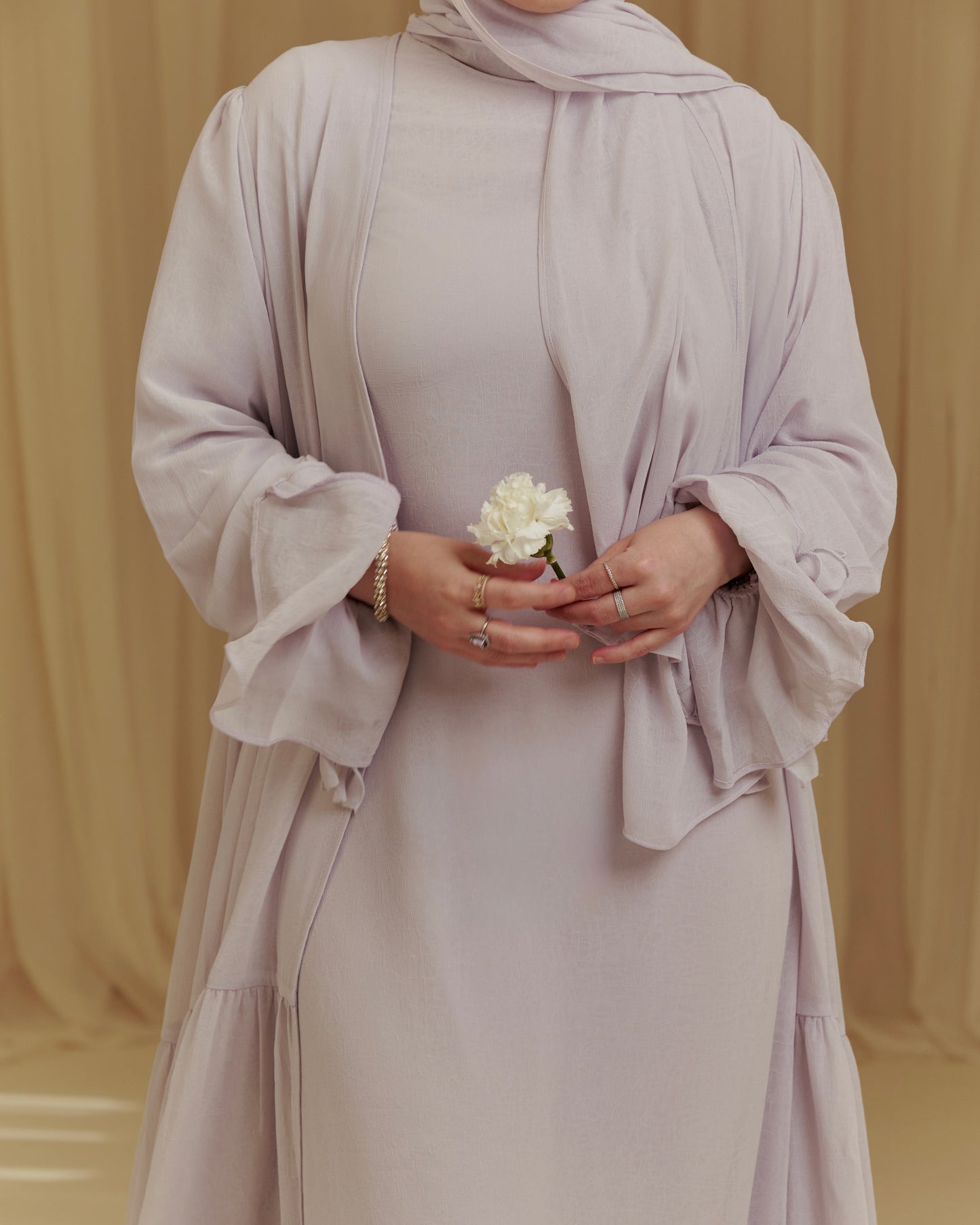 The Muse Abaya - Lilac