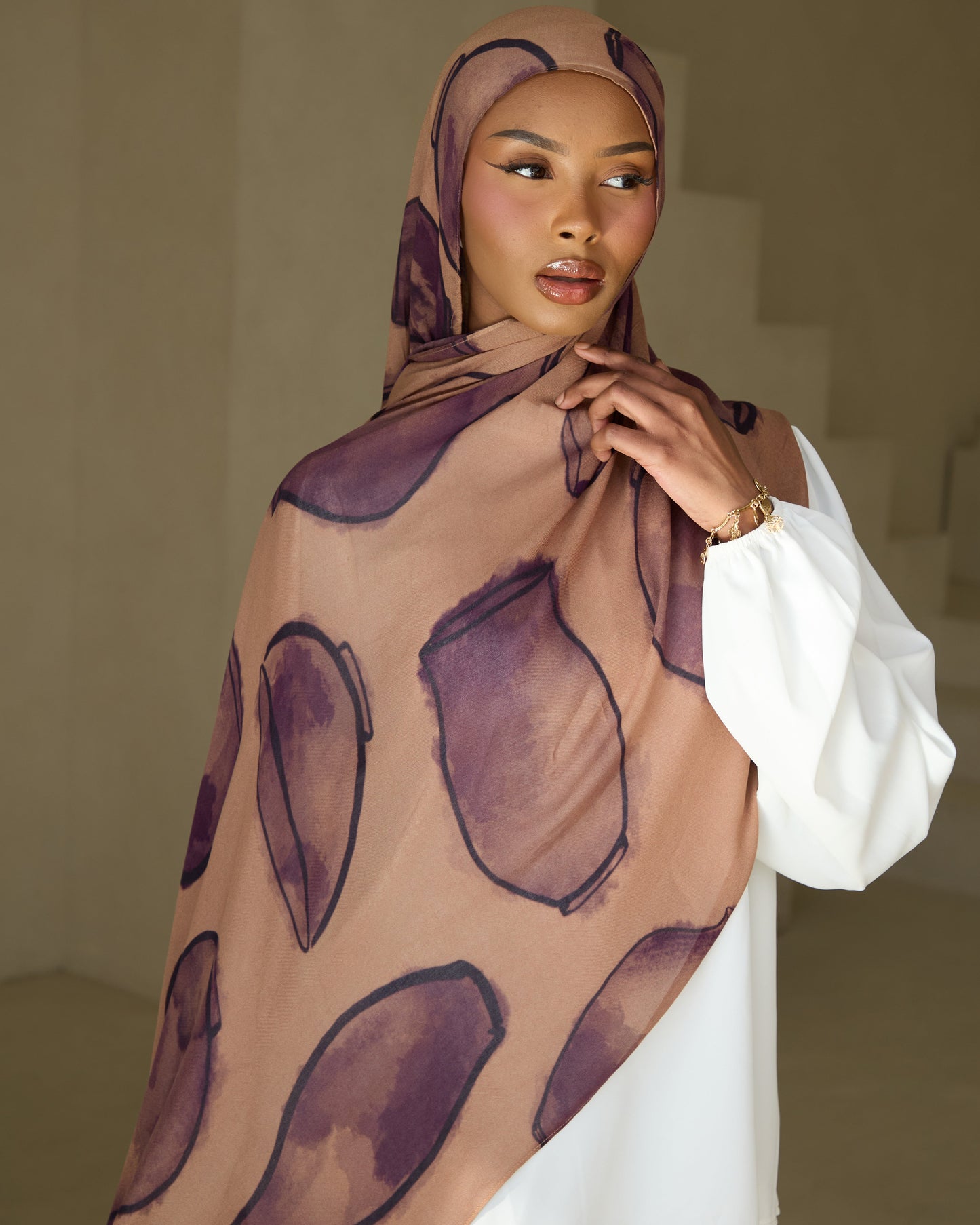 Printed Modal Hijab - Vessel