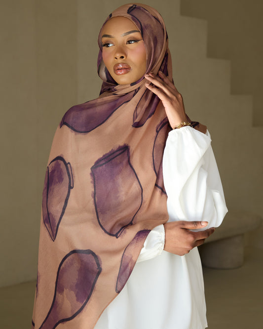 Printed Modal Hijab - Vessel