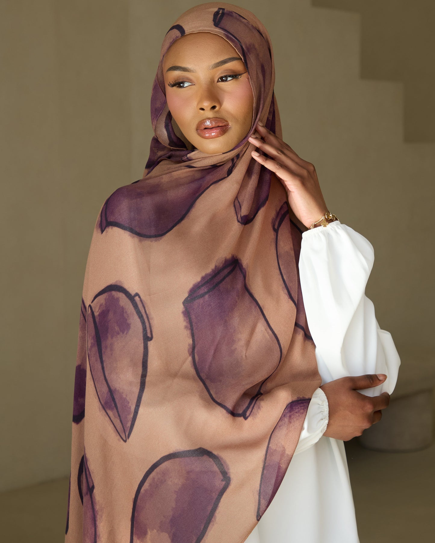 Printed Modal Hijab - Vessel