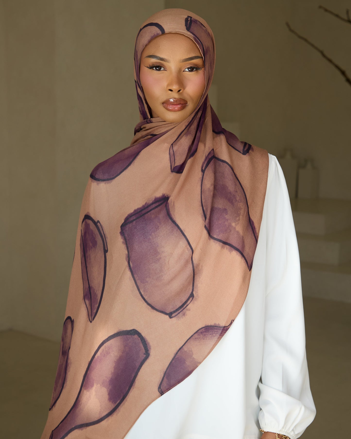 Printed Modal Hijab - Vessel