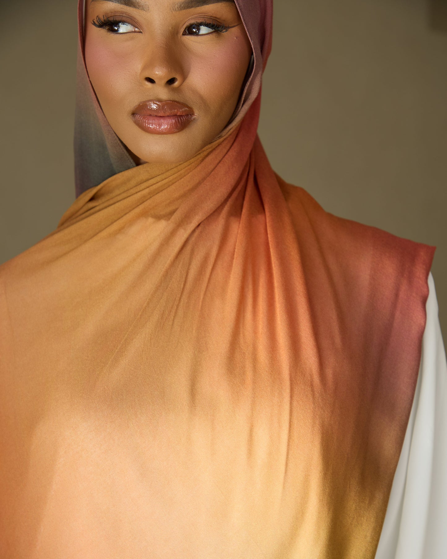 Printed Modal Hijab - Sunset