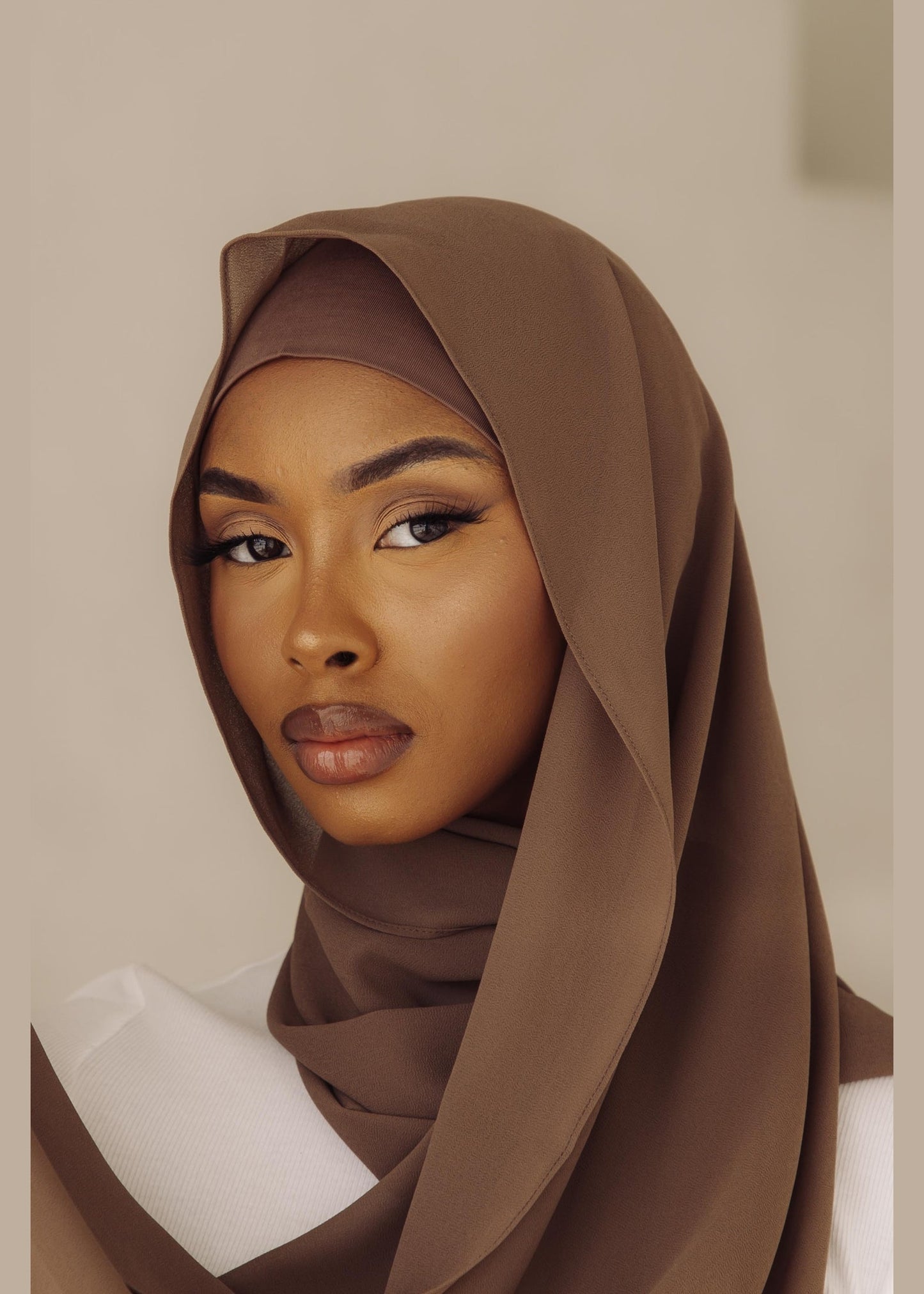 Premium Chiffon Hijab - Peru