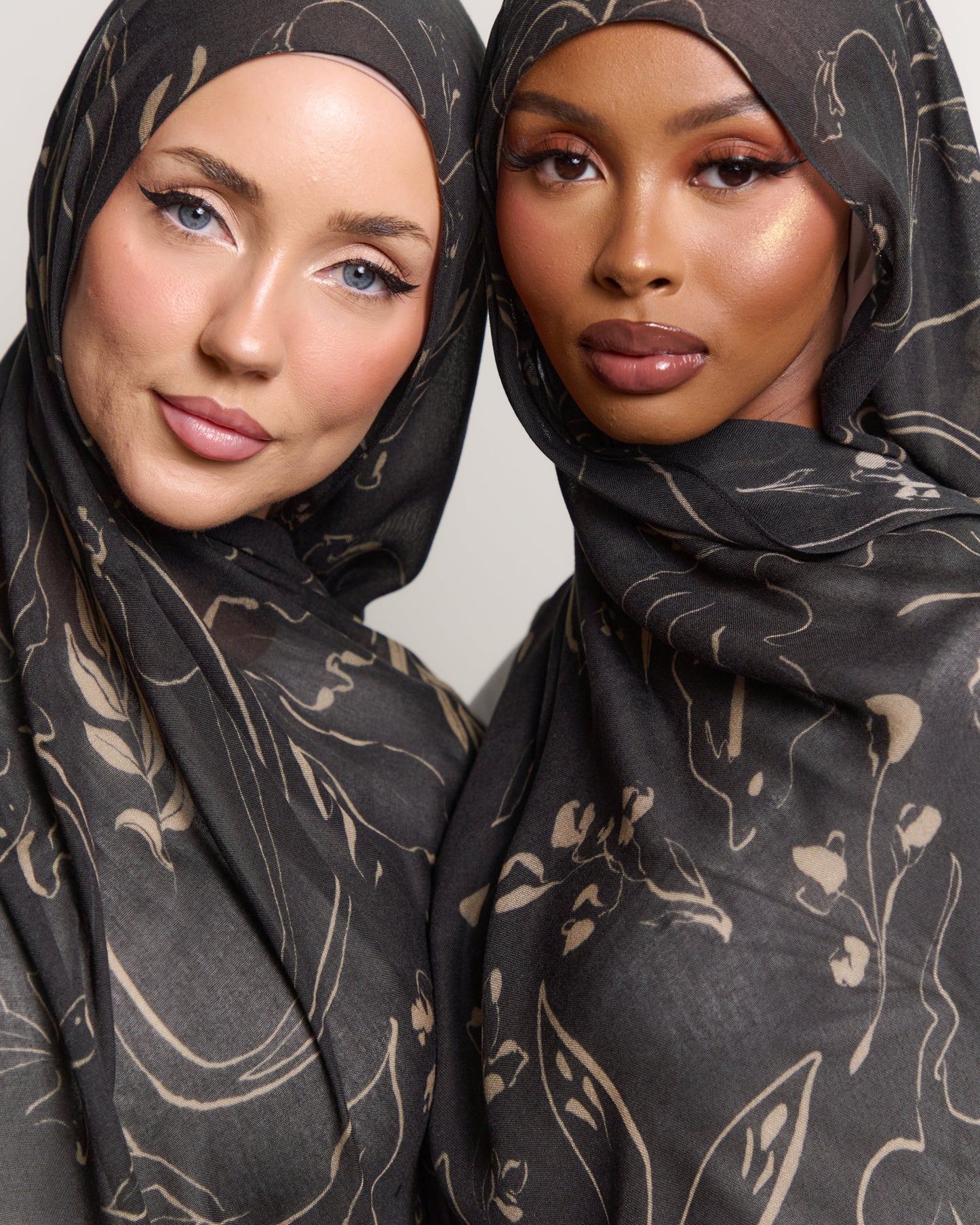 Printed Modal Hijab - Meadow