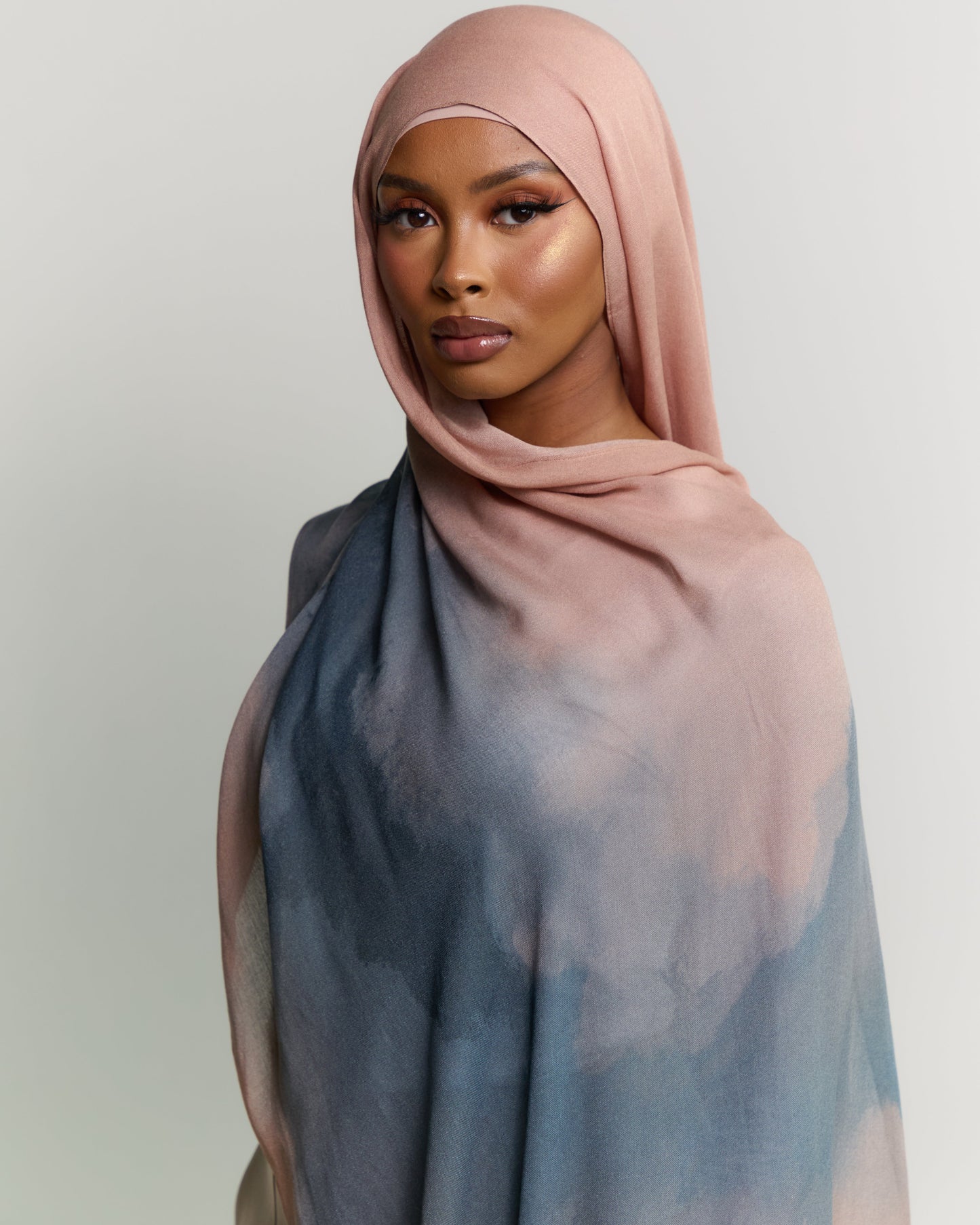 Printed Modal Hijab - Cotton Candy