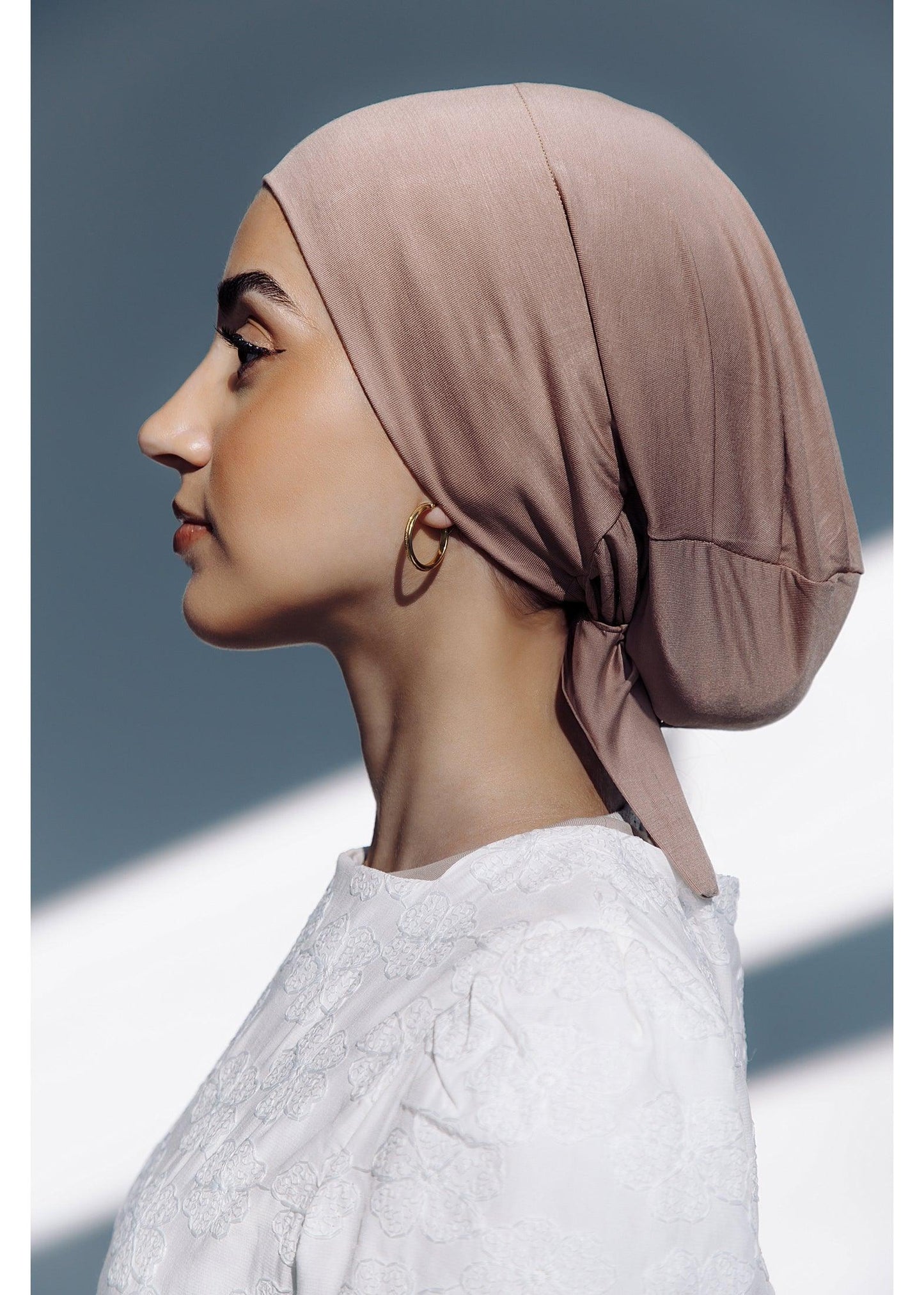 Bamboo Tie-Back Undercap - Blush