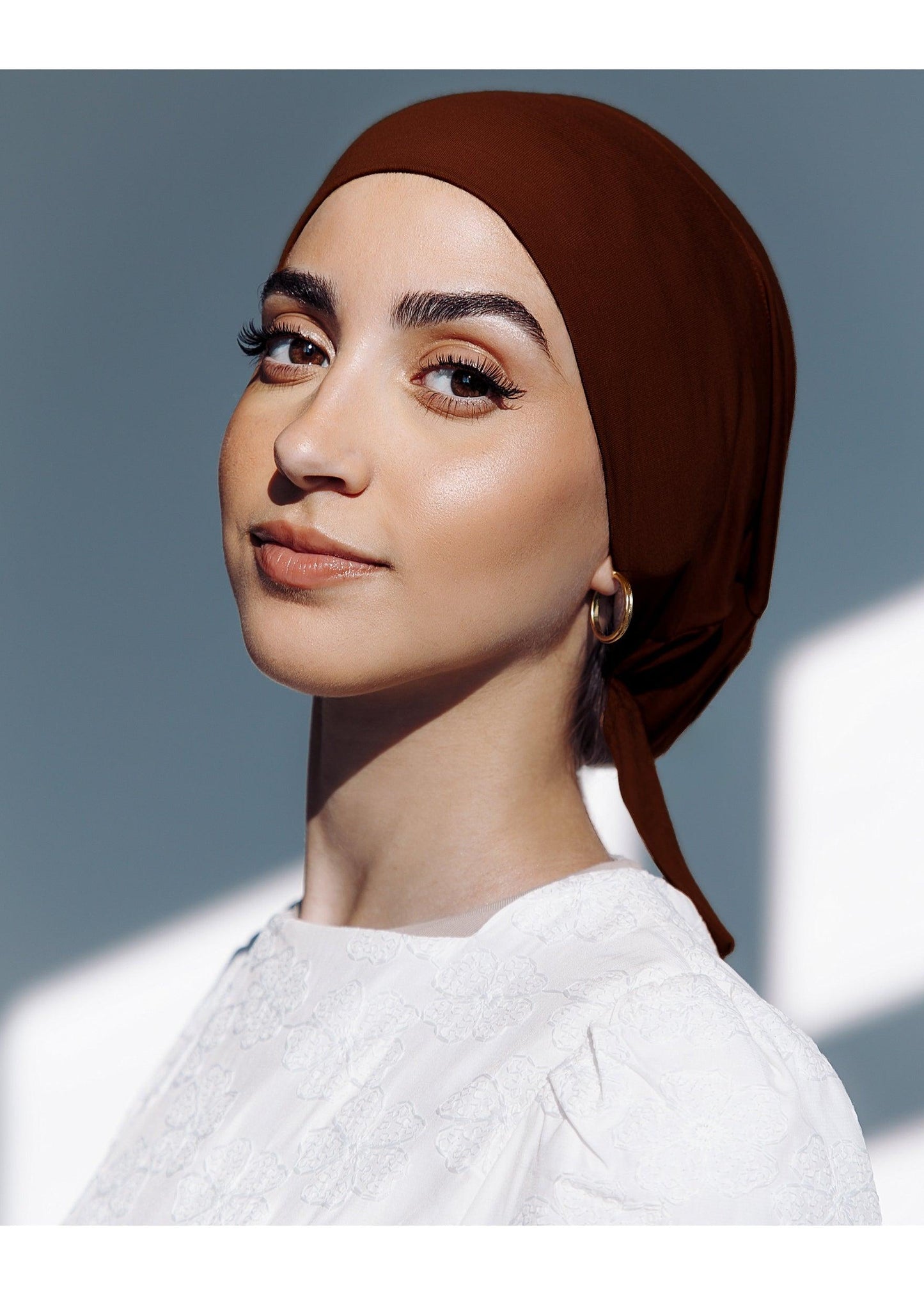 Bamboo Tie-Back Undercap - Cocoa