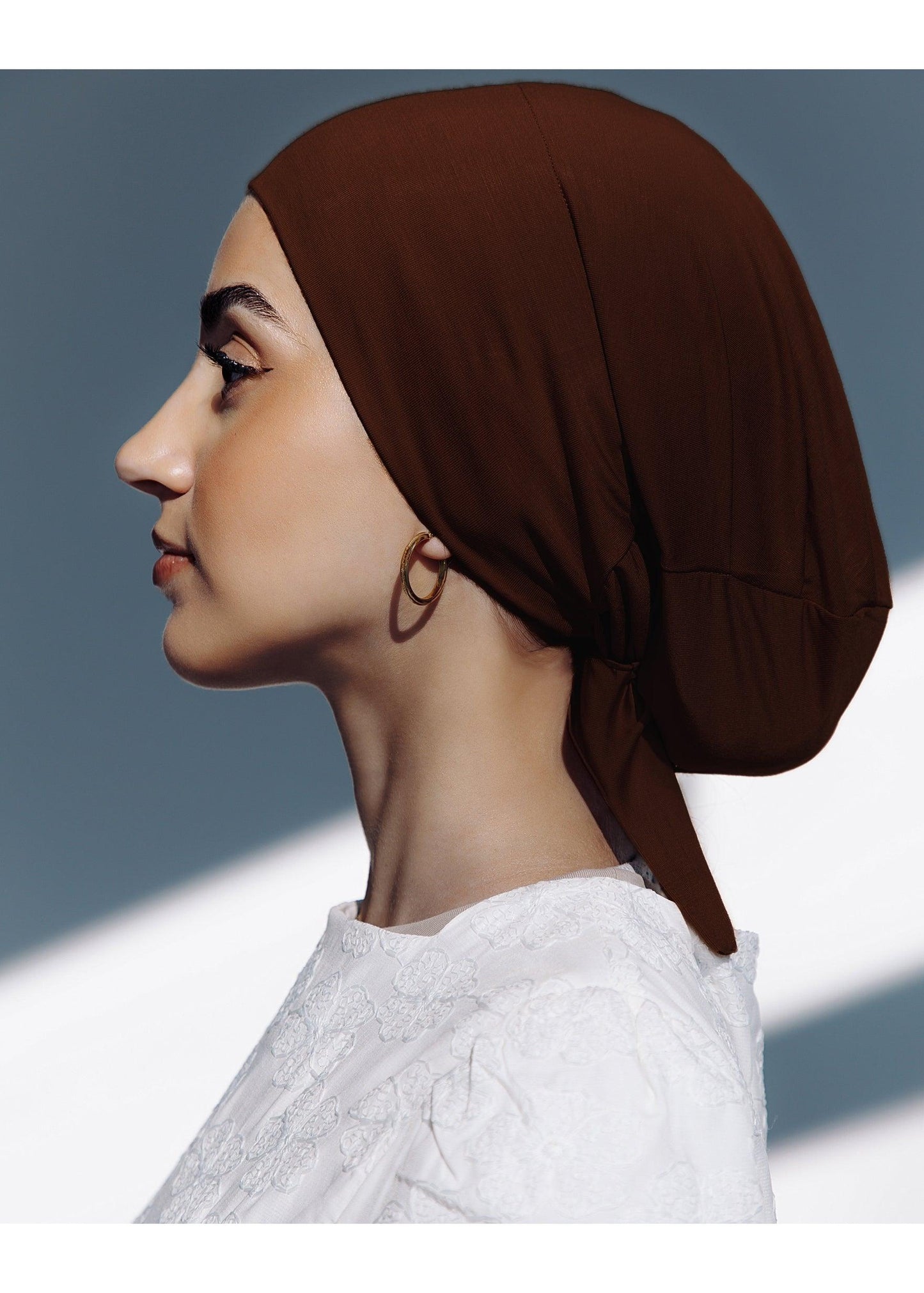 Bamboo Tie-Back Undercap - Cocoa