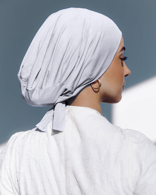Bamboo Tie-Back Undercap - Greige