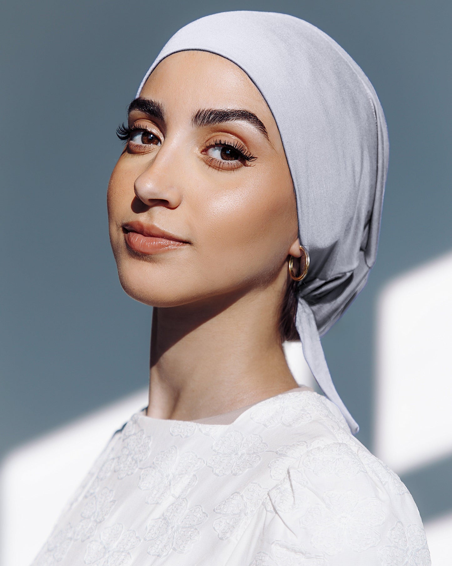 Bamboo Tie-Back Undercap - Greige