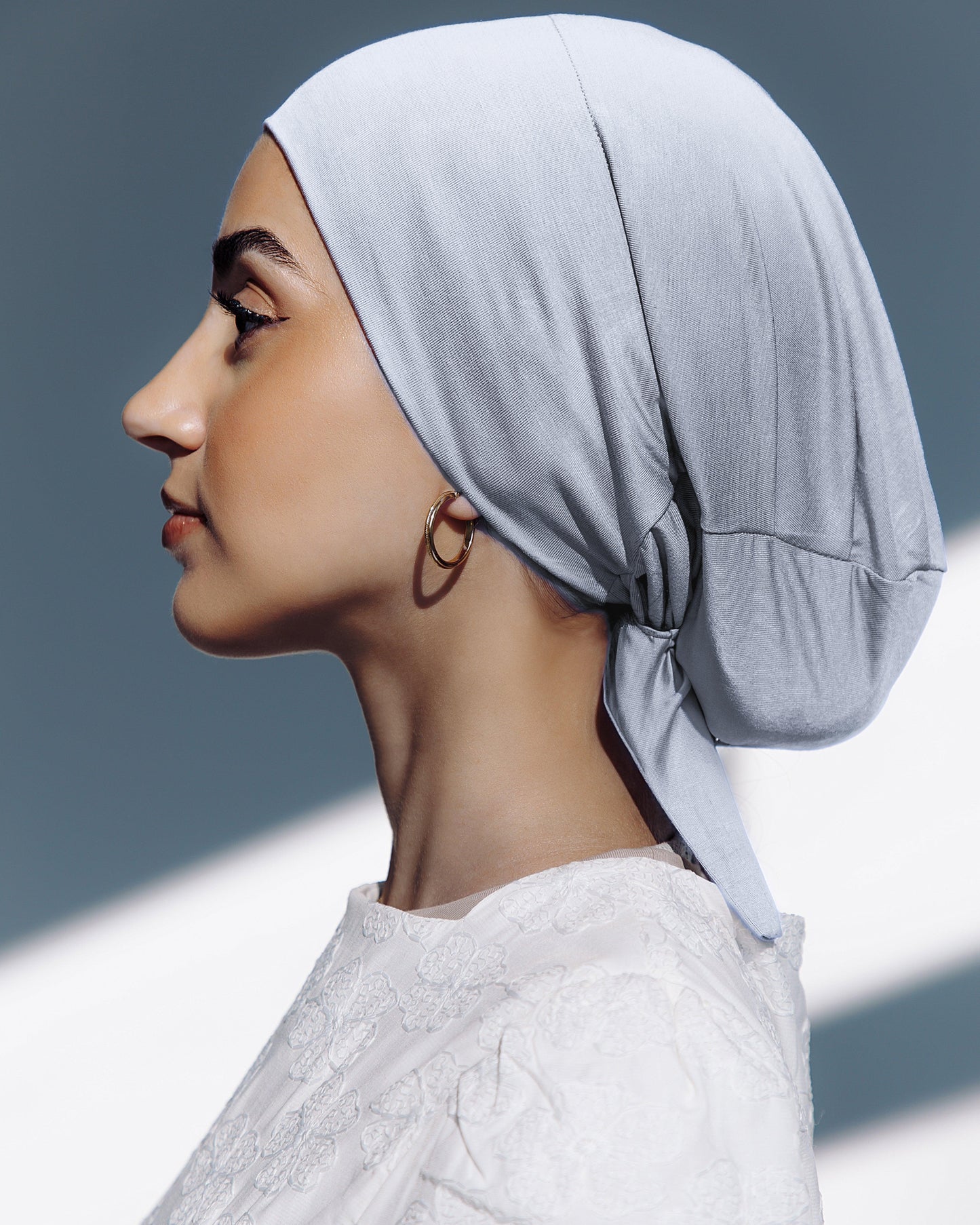 Bamboo Tie-Back Undercap - Greige