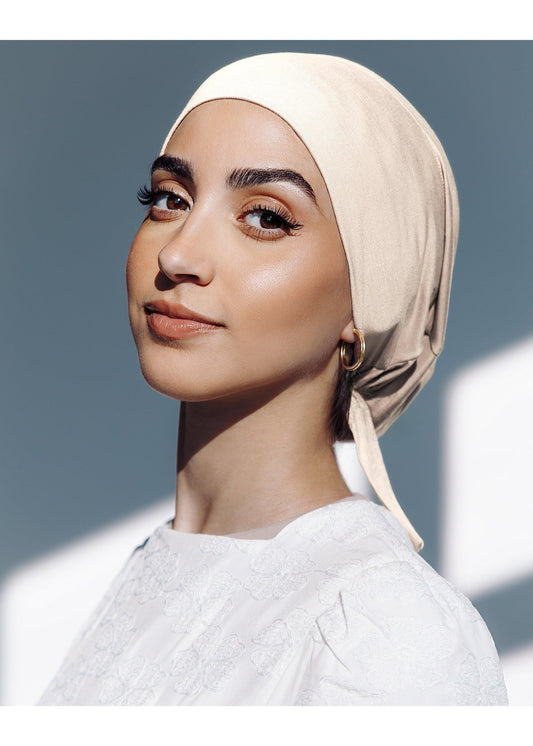 Bamboo Tie-Back Undercap - Porcelain