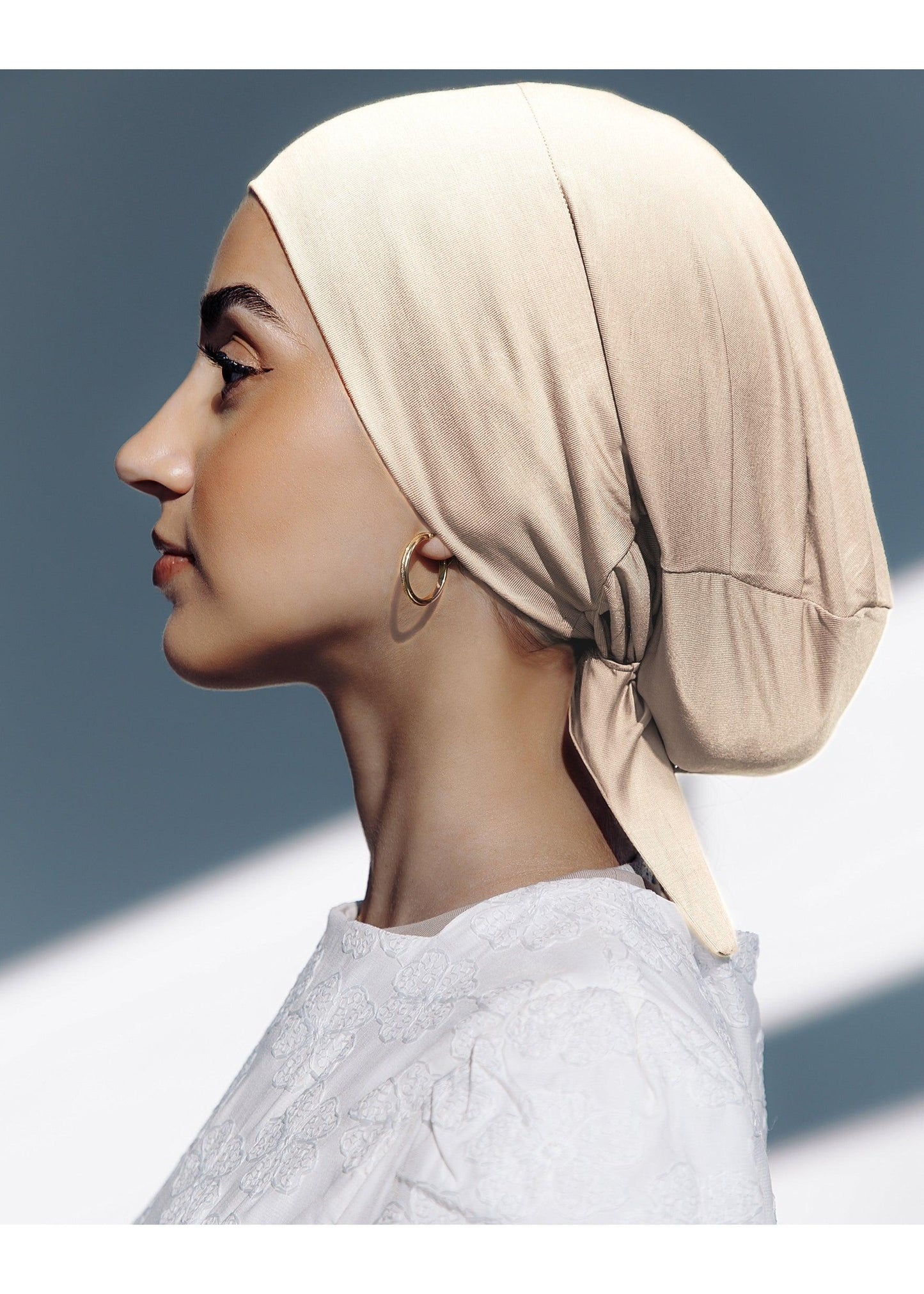 Bamboo Tie-Back Undercap - Porcelain