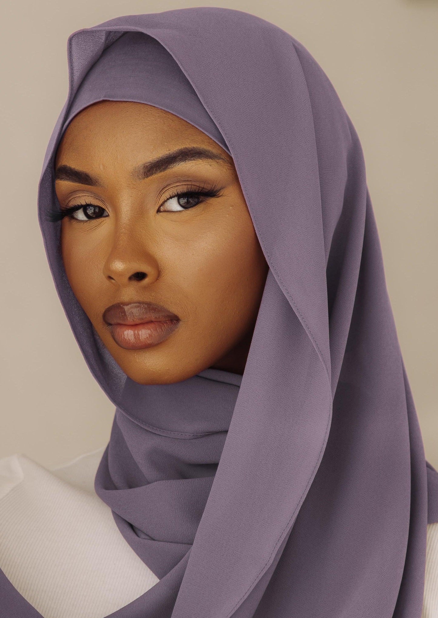 Matching Hijab & Undercap Set - Amethyst