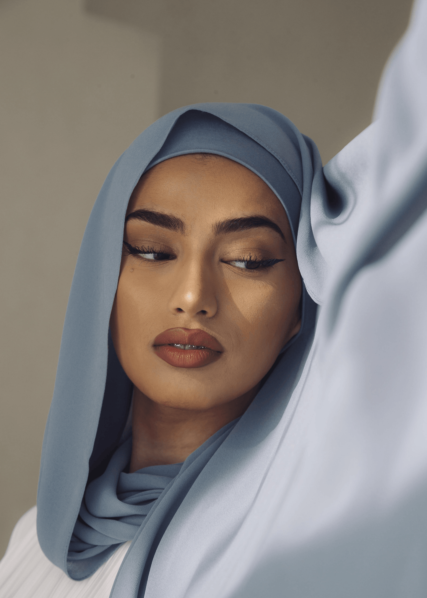 Matching Hijab & Undercap Set - Cerulean