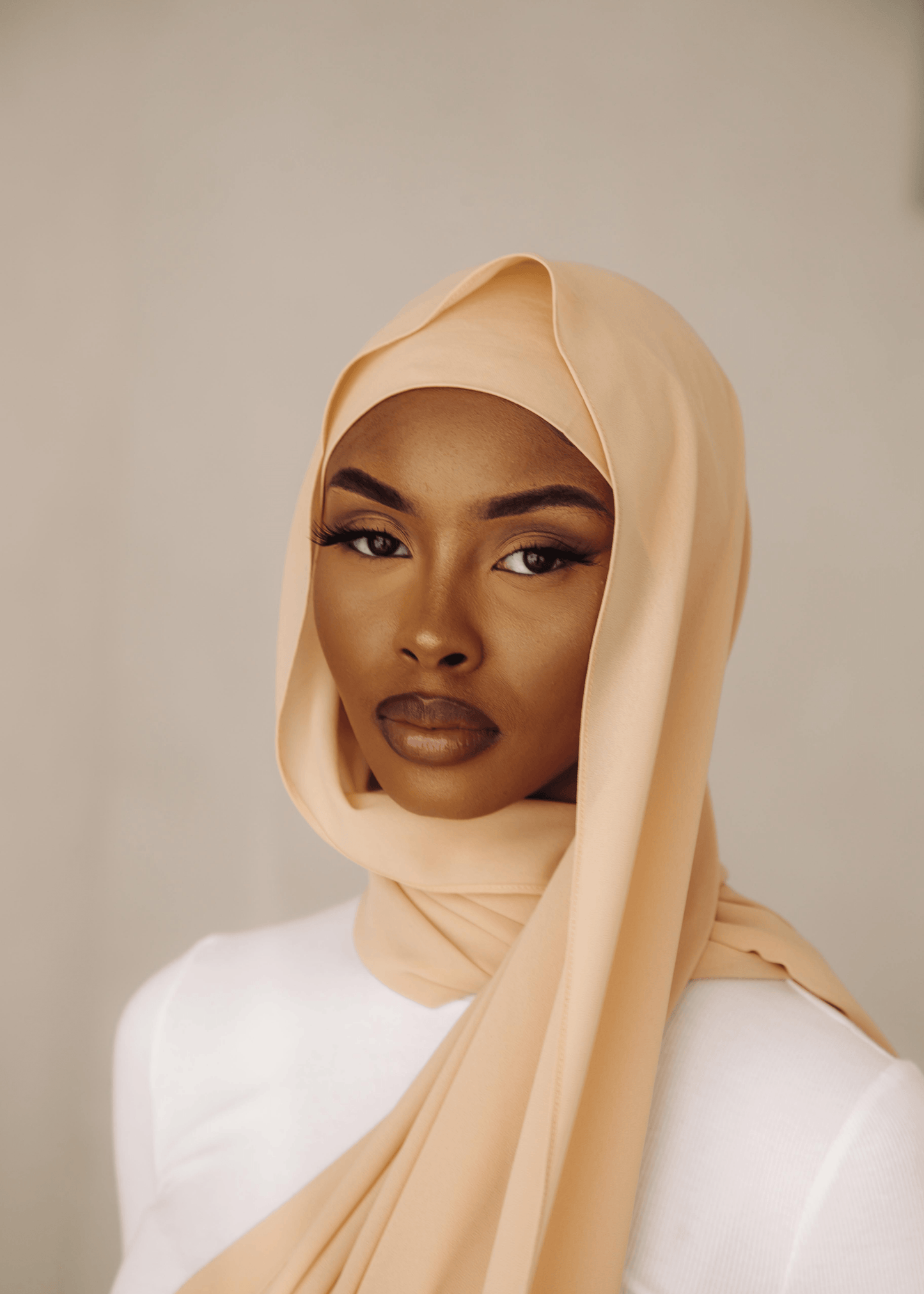 Matching Hijab & Undercap Set - Cream