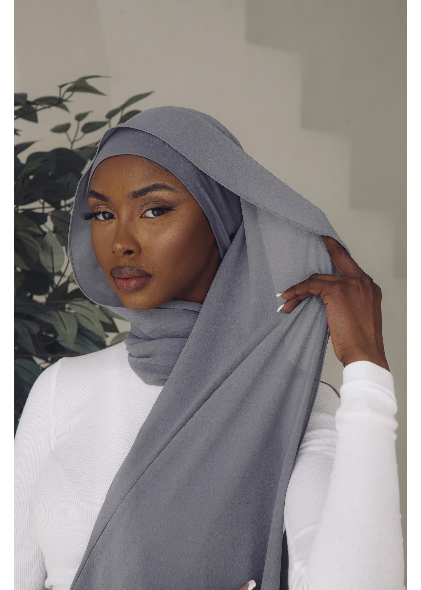 Matching Hijab & Undercap Set - Dove