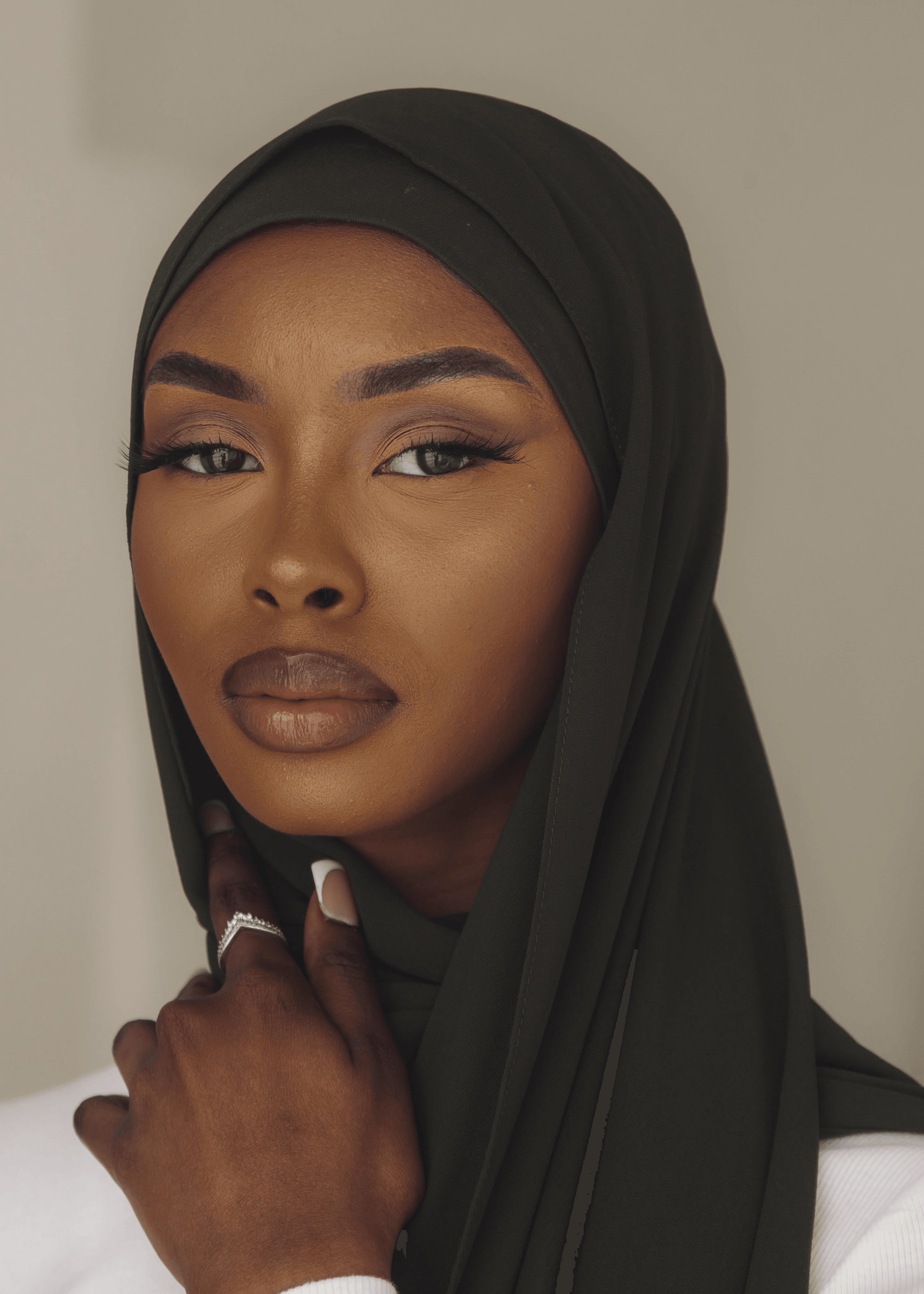 Matching Hijab & Undercap Set - Forest Green