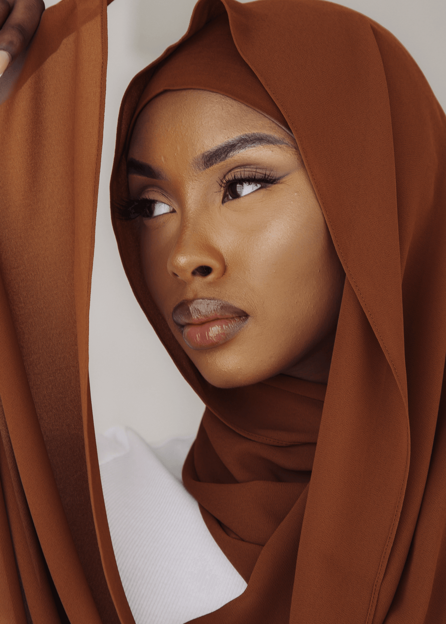 Matching Hijab & Undercap Set - Honey