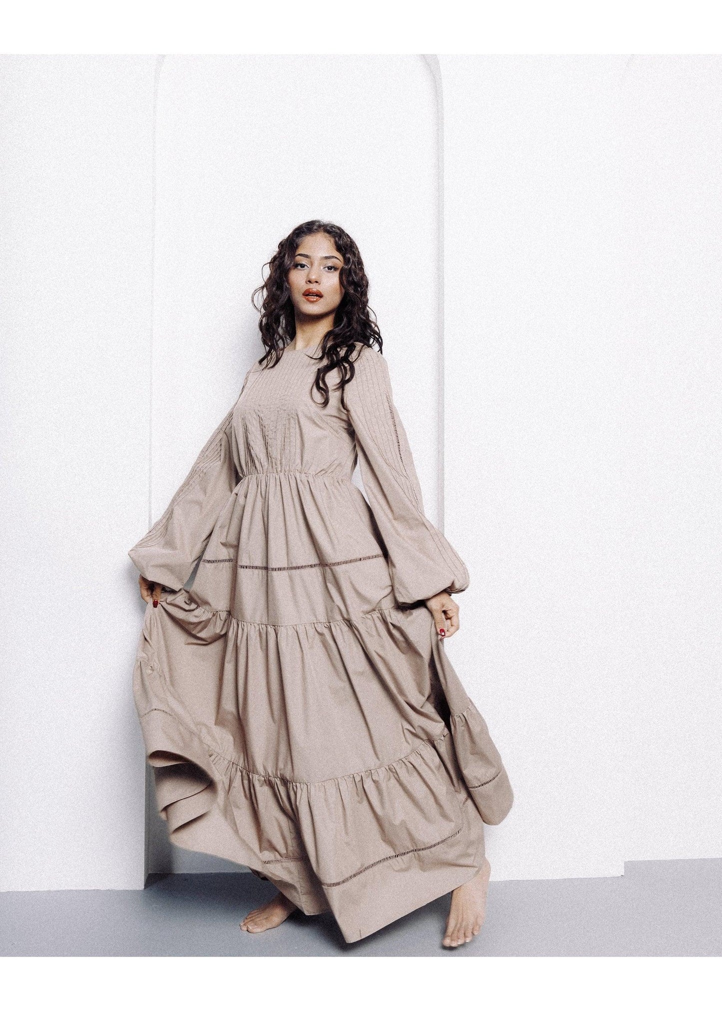 Yasmeen Maxi Dress - Sand